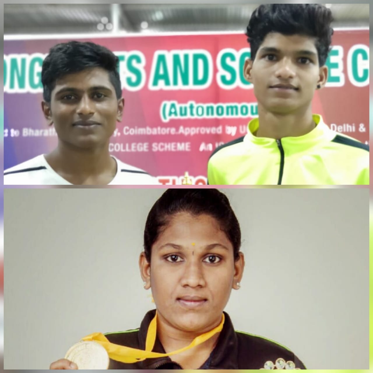 Three Students from our College Boxing Team to Represent Bharathiar University .
