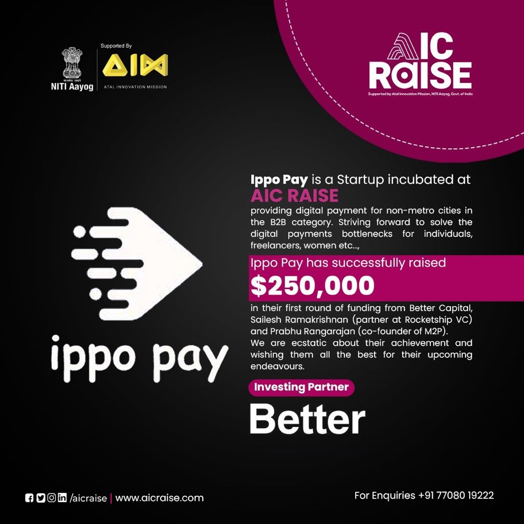Ippo Pay startup at AIC