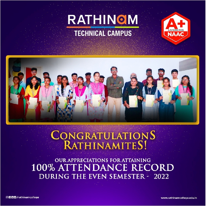 Congratulations Rathinamites!!