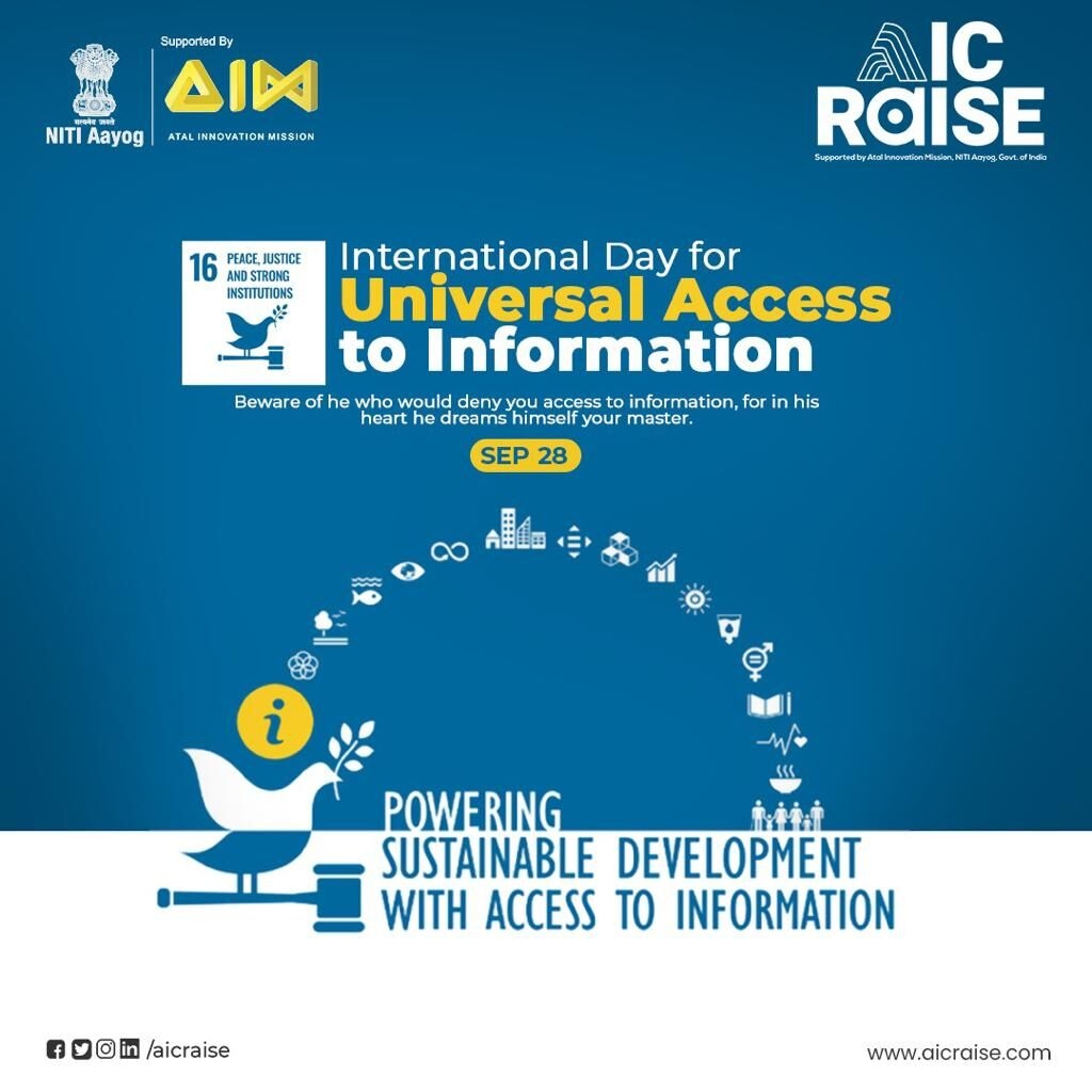 INTERNATIONAL DAY FOR UNIVERSAL ACCESS TO INFORMATION